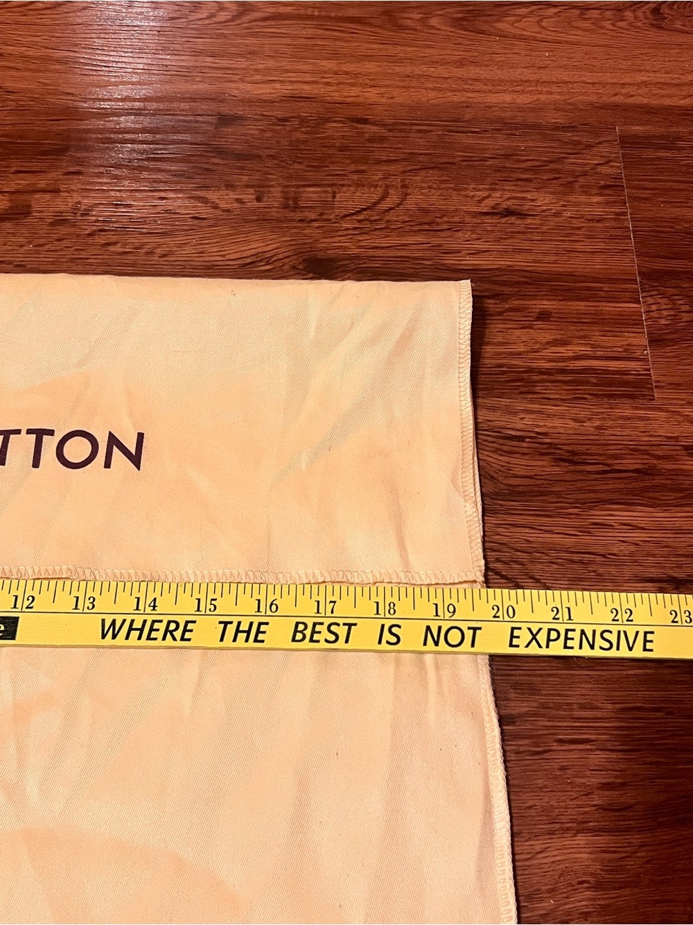 Louis Vuitton Yellow Protective Dust Bag large  20X20 - Picture 7 of 9